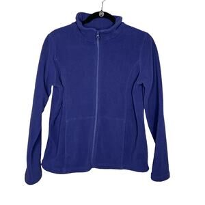Womens Cabellas blue zip up fleece size small